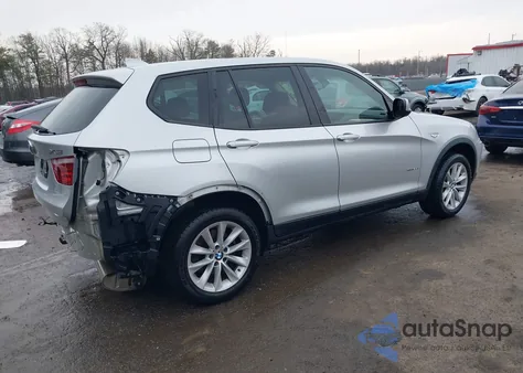 2014 BMW X3 xDrive28I z USA, uszkodzony, nr VIN 5UXWX9C51E0D15271